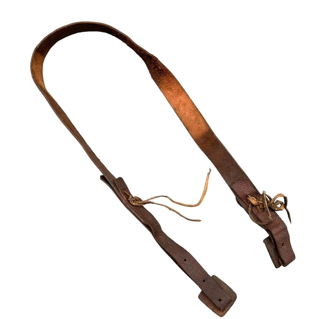 Original WWII Russian PPSH-41 leather sling — image 2