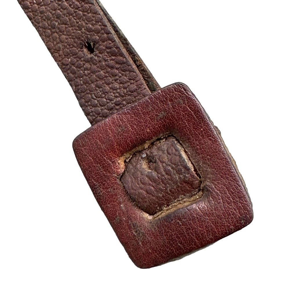 Original WWII Russian PPSH-41 leather sling — image 3