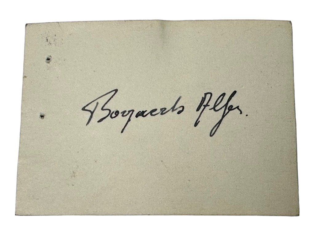 Original WWII Flemish collaboration 'Vlaamsche Wachtbrigade' pass photo — image 2