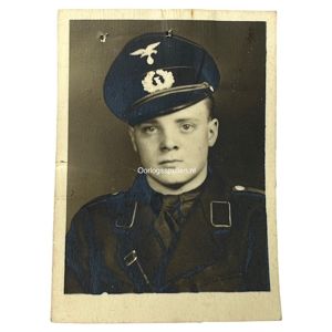 Original WWII Flemish collaboration 'Vlaamsche Wachtbrigade' pass photo