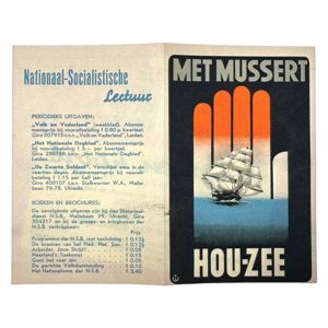 Original WWII Dutch NSB flyer 'Anton Mussert in Den Haag' …