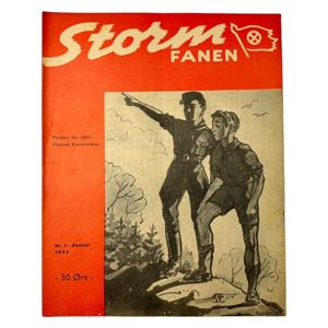Original WWII Danish NSU 'Stormfanen' magazine – Nr. 1 – …