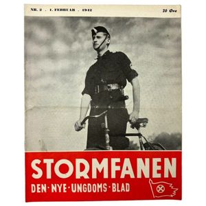 Original WWII Danish NSU 'Stormfanen' magazine – Nr. 2 – …