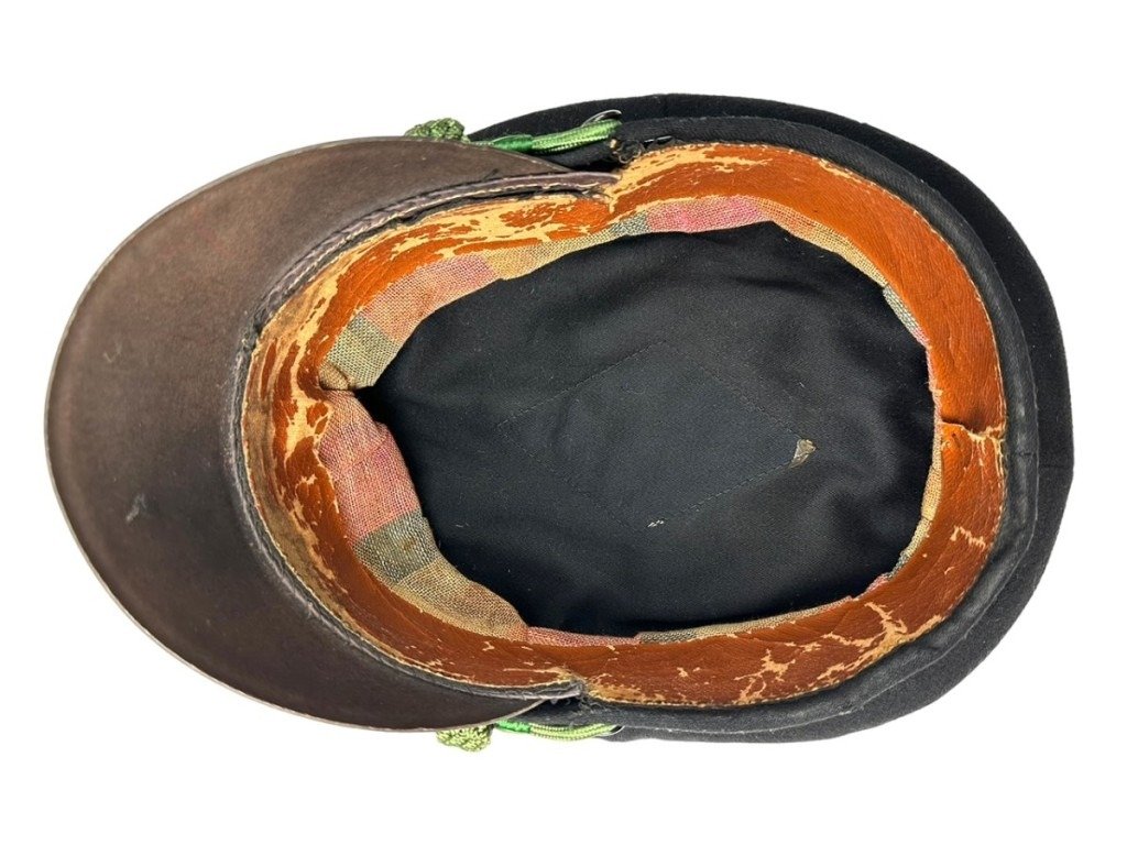 Original WWII Vlaamsche Fabriekswacht collaboration visor cap — image 8