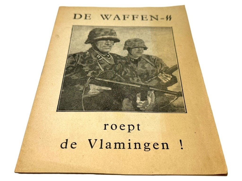Original WWII Flemish Waffen-SS recruitment booklet — image 2