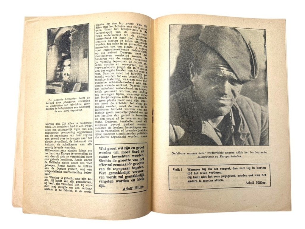 Original WWII Flemish Waffen-SS recruitment booklet — image 6