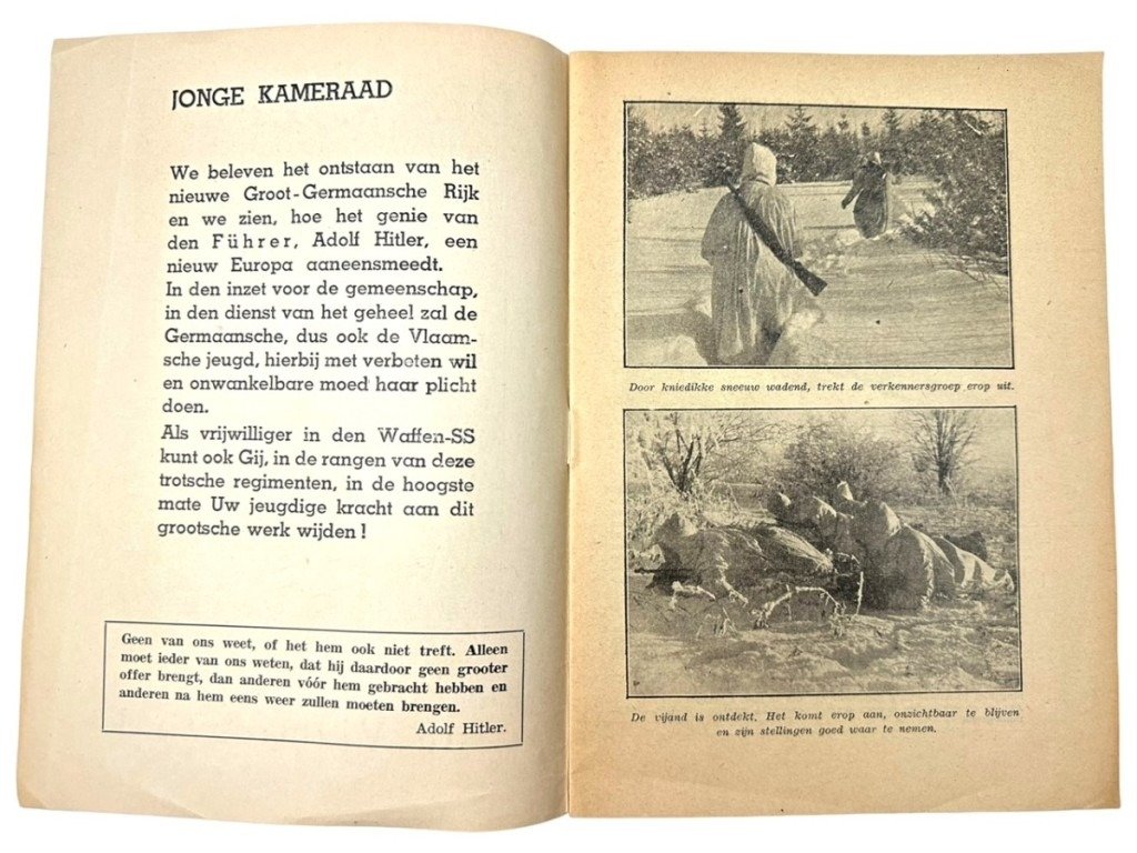 Original WWII Flemish Waffen-SS recruitment booklet — image 8