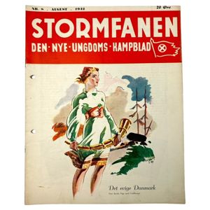 Original WWII Danish NSU 'Stormfanen' magazine – Nr. 8 – …