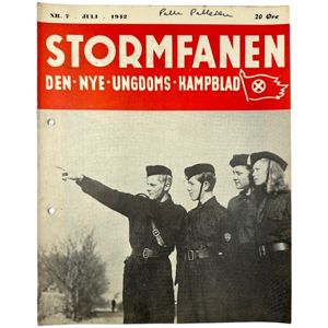 Original WWII Danish NSU 'Stormfanen' magazine – Nr. 7 – …