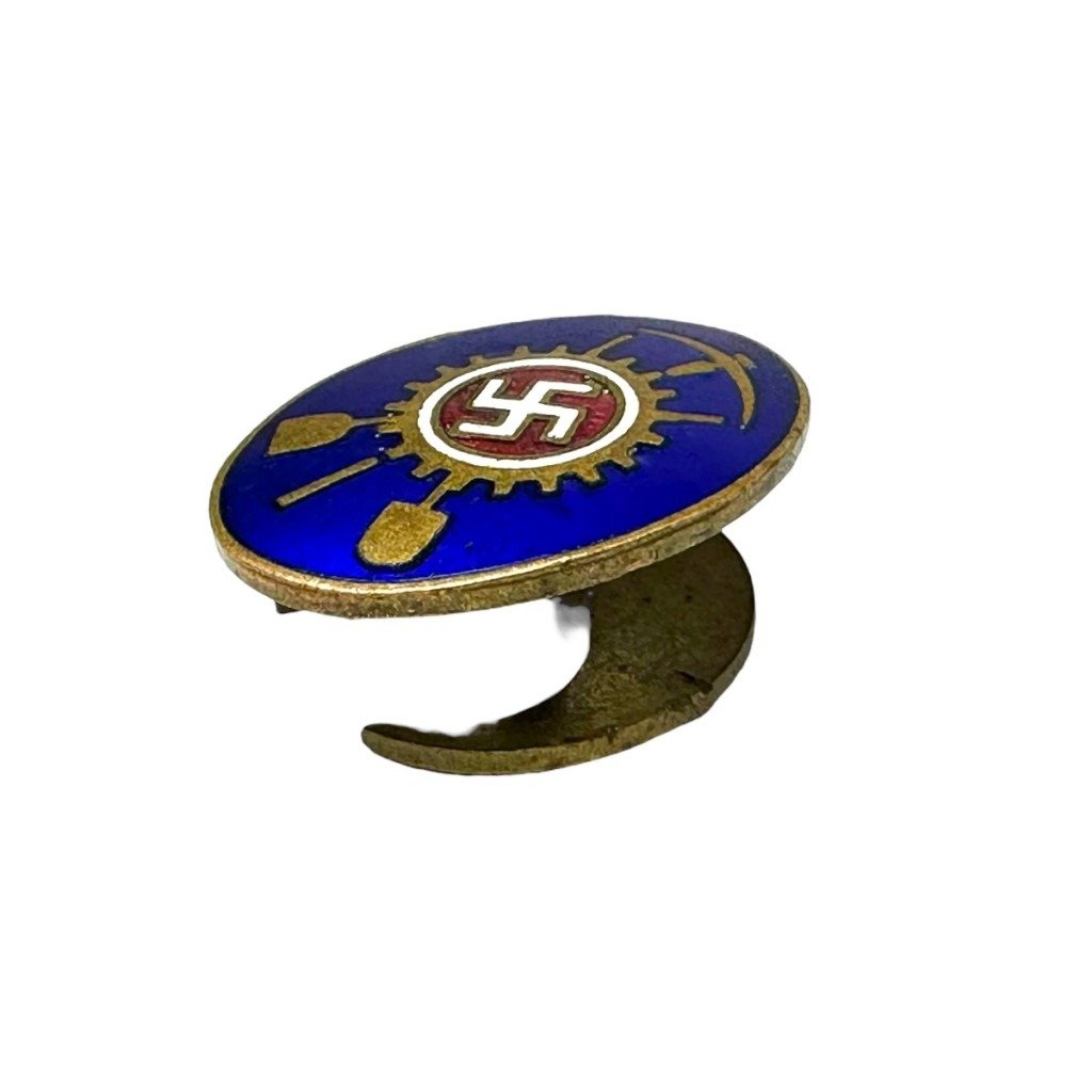 Original WWII Danish collaboration Arbejdstjeneste pin — image 2