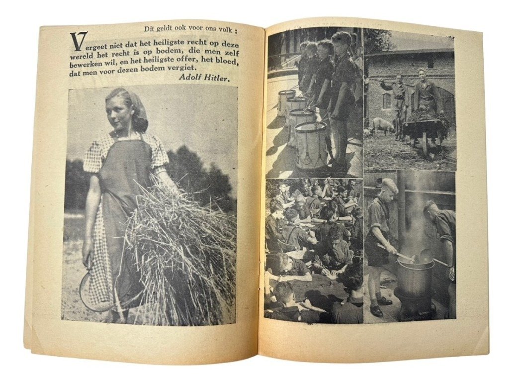 Original WWII Flemish NSJV collaboration brochure — image 11