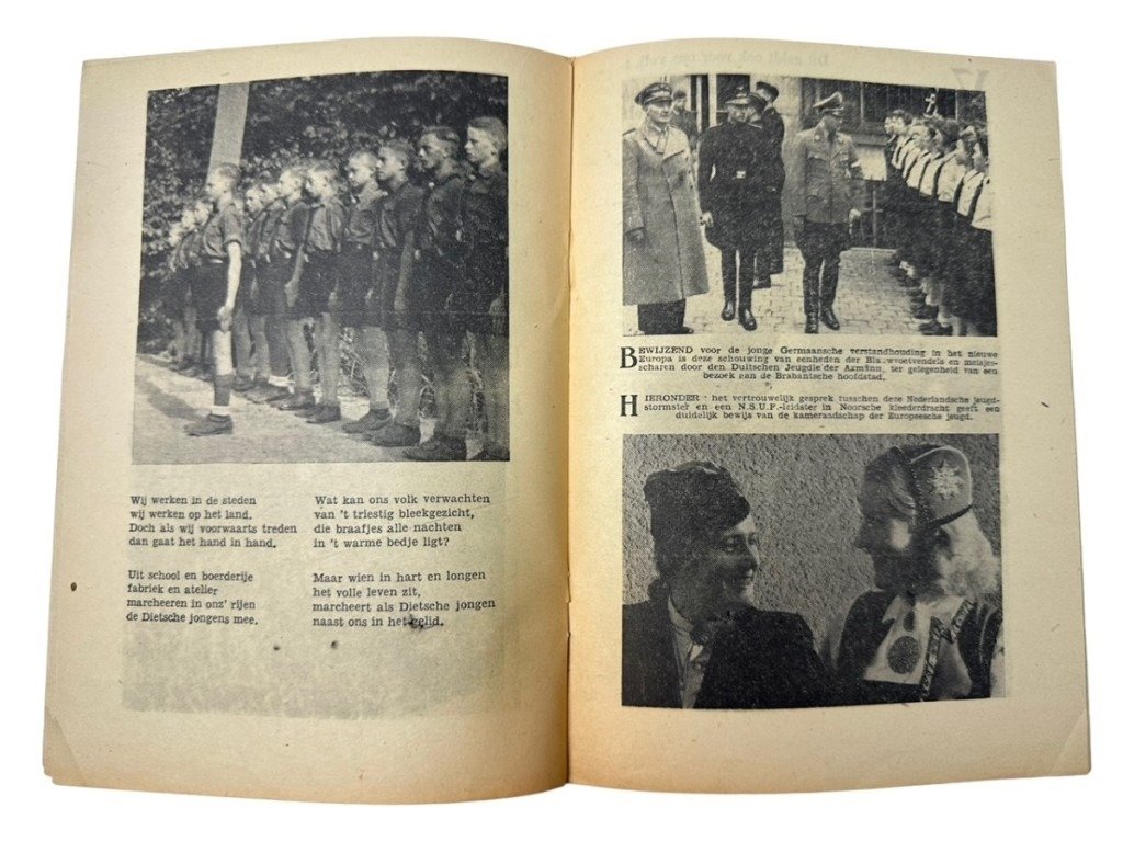 Original WWII Flemish NSJV collaboration brochure — image 12