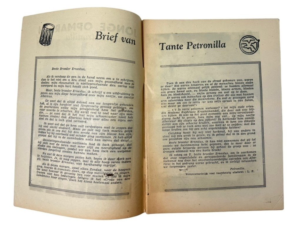 Original WWII Flemish NSJV collaboration brochure — image 3