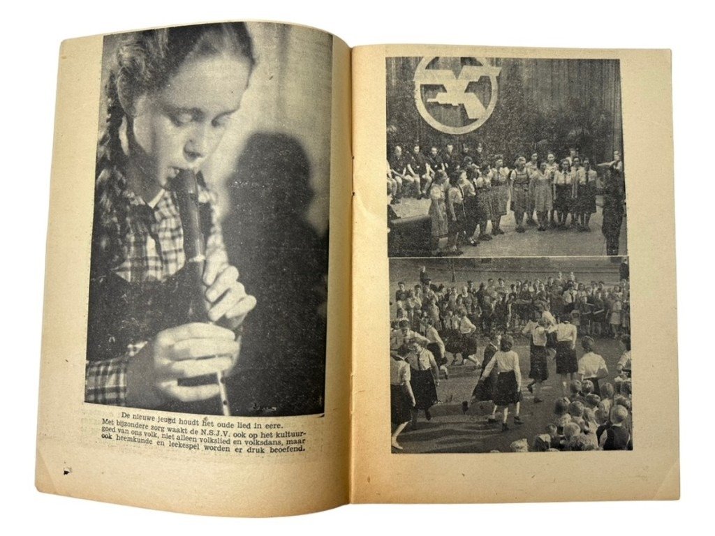 Original WWII Flemish NSJV collaboration brochure — image 4