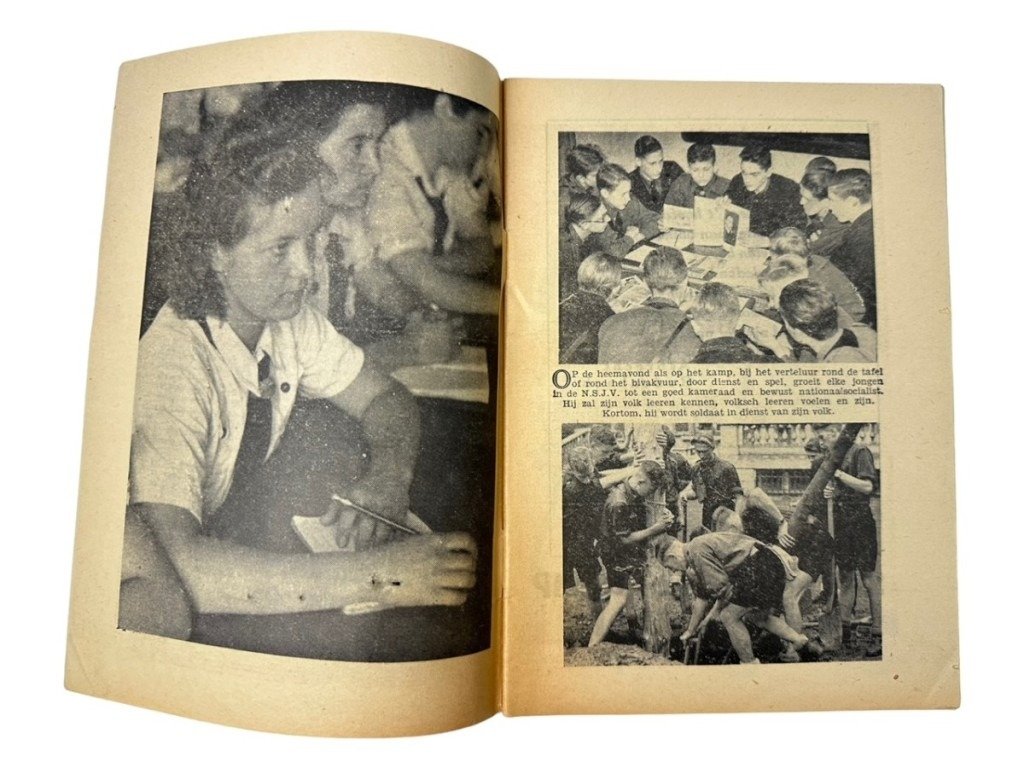 Original WWII Flemish NSJV collaboration brochure — image 5