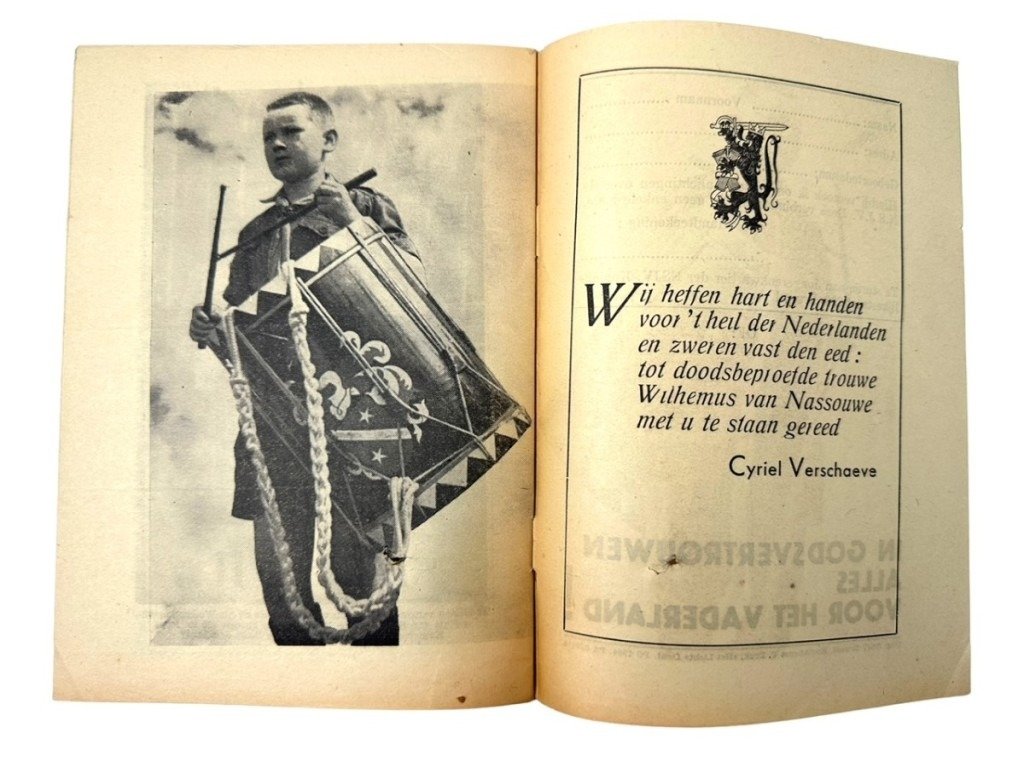 Original WWII Flemish NSJV collaboration brochure — image 6