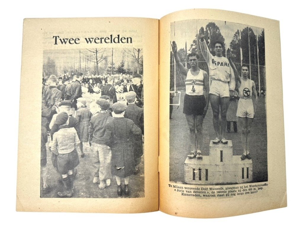 Original WWII Flemish NSJV collaboration brochure — image 7
