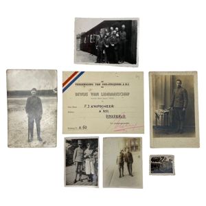 Original Pre 1940 Dutch army 8 R.I. grouping of F.J. …