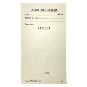 Original WWII Dutch 'Durchgangslager' Westerbork doctors recipe