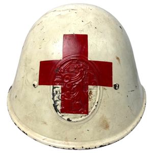 Original WWII Dutch M34 helmet of Red Cross transport cologne …