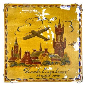 Original WWII Dutch 'Operation Manna' tile