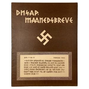 Original WWII Danish DNSAP Maaneds-Breve magazine – Nr. 11 February …