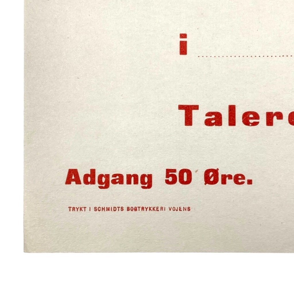 Original WWII Danish DNSAP 'Danmark vaagn op!' Flyer — image 4