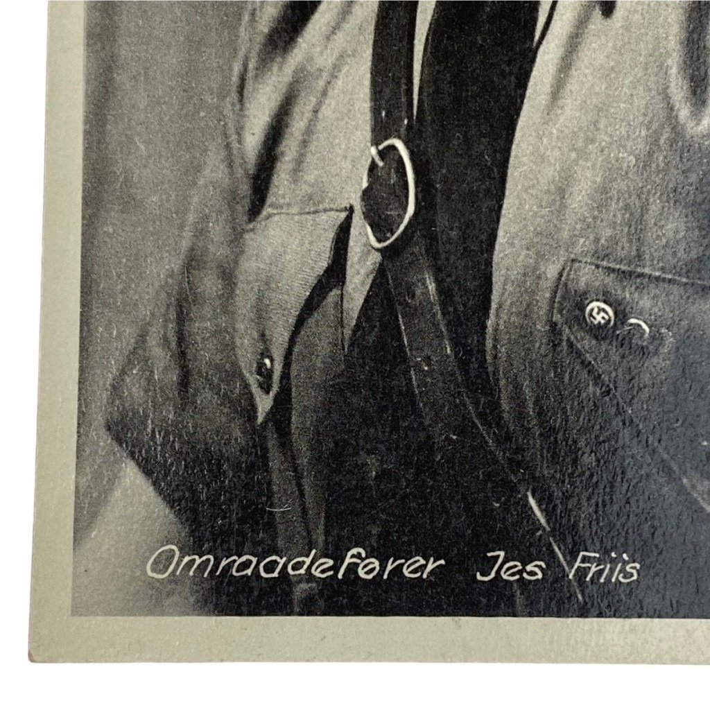 Original WWII DSNAP post card of Omraadefører Jes Friis — image 2