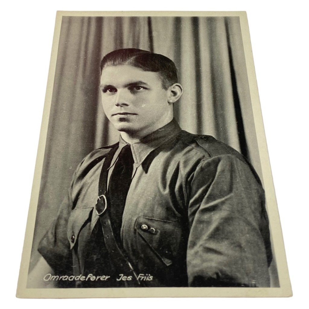 Original WWII DSNAP post card of Omraadefører Jes Friis — image 3