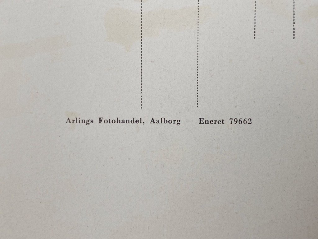 Original WWII DSNAP post card of Omraadefører Jes Friis — image 5