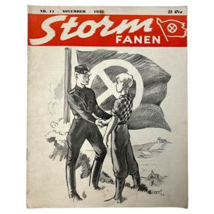 Original WWII Danish NSU 'Stormfanen' magazine – Nr. 11 – …