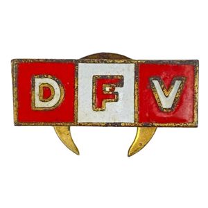 Original WWII Danish DFV 'Dansk Folke-Værn' Germanic civilian SS-Schalburgkorps enameled …