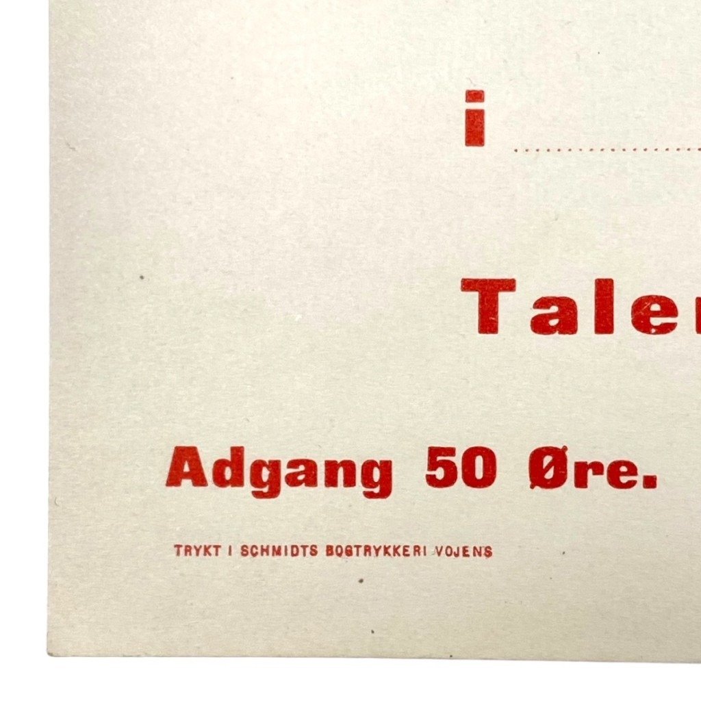 Original WWII Danish DNSAP 'Danmark vaagn op!' Flyer — image 5