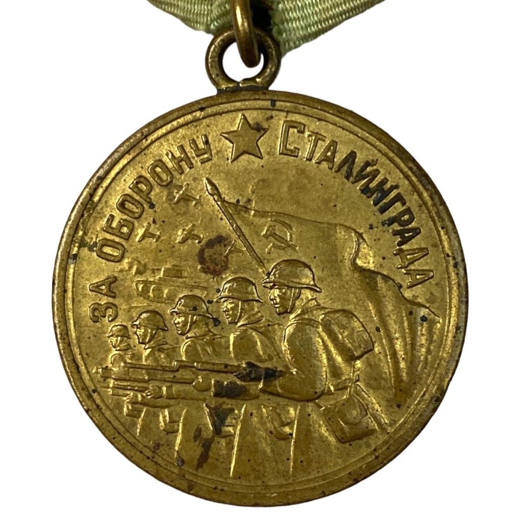 Original WWII Russian 'For Defense of Stalingrad' medal — image 2