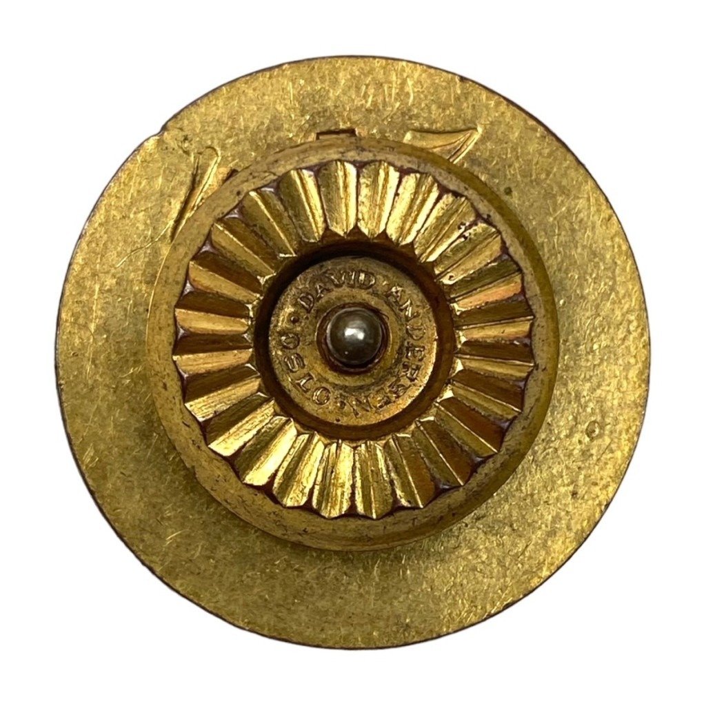 Original WWII Norwegian Nasjonal Samling enameled 'Rikshird' pin — image 3