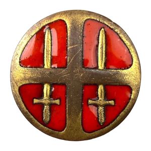 Original WWII Norwegian Nasjonal Samling enameled 'Rikshird' pin