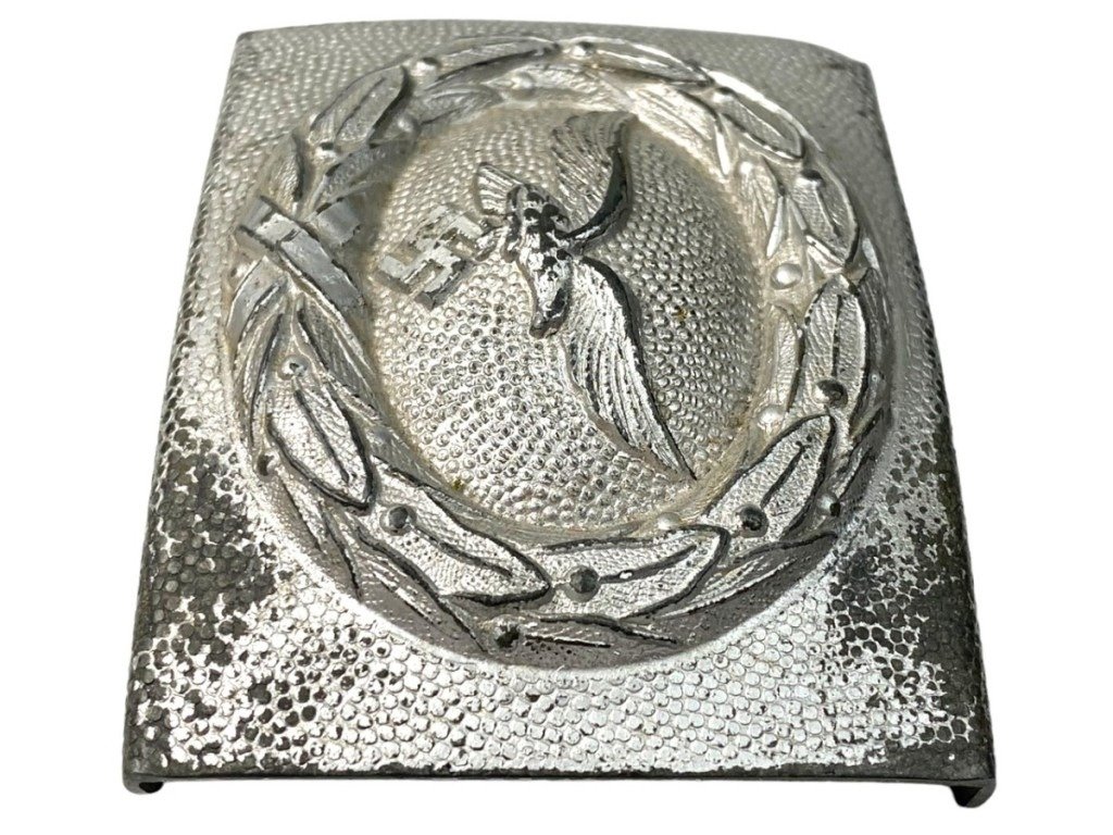 Original WWII Flemish extremely rare 'Vlaamse Wachtbrigade' Luftwaffe buckle — image 5
