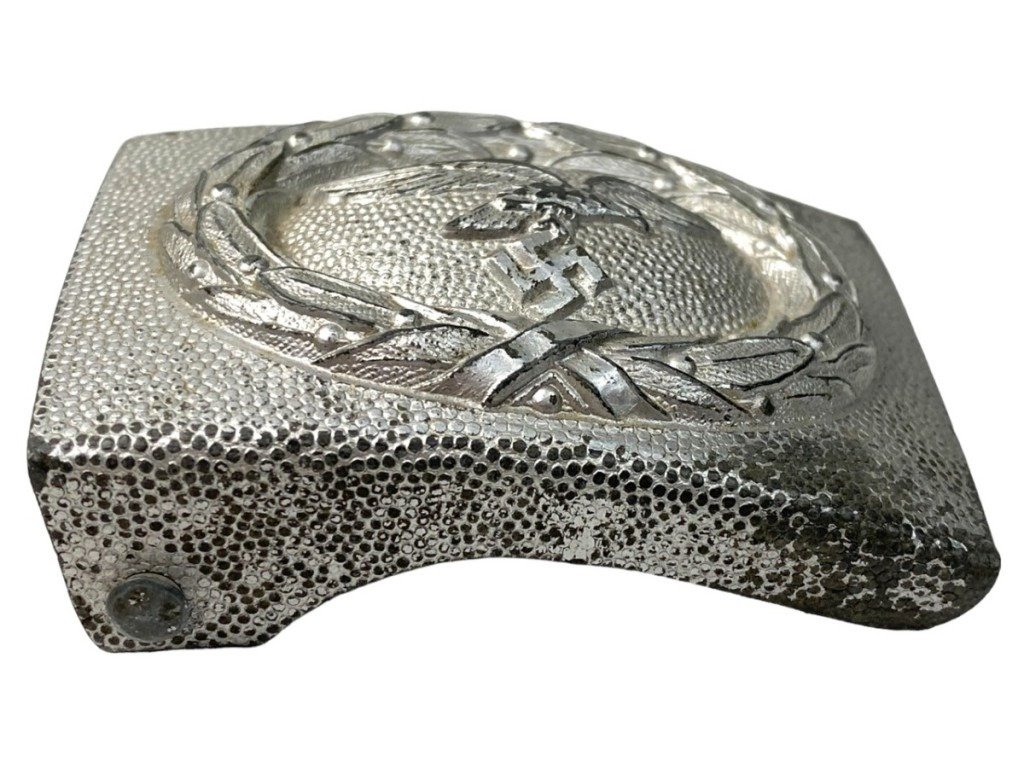 Original WWII Flemish extremely rare 'Vlaamse Wachtbrigade' Luftwaffe buckle — image 8