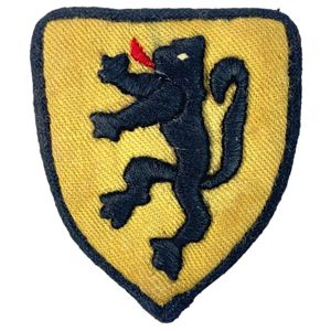 Original WWII Flemish Waffen-SS 'SS-Freiwilligen Legion Flandern' sleeve shield