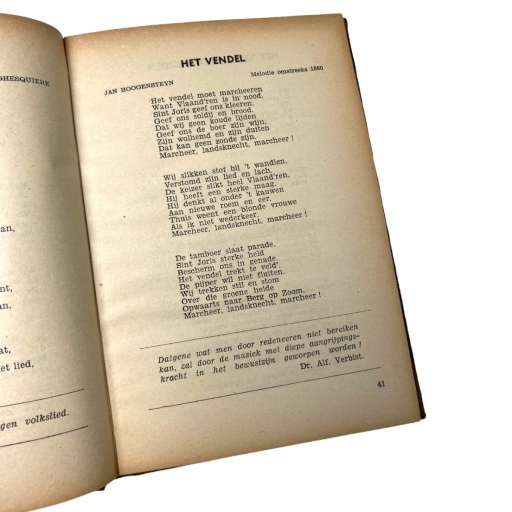 Original WWII Flemish VNV songbook — image 6