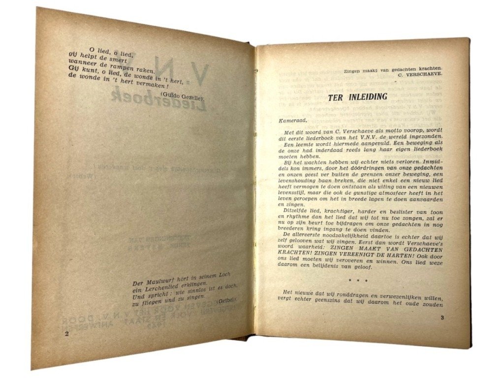Original WWII Flemish VNV songbook — image 9