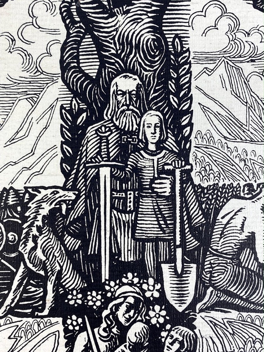 Original WWII Germanske SS Norge poster — image 12