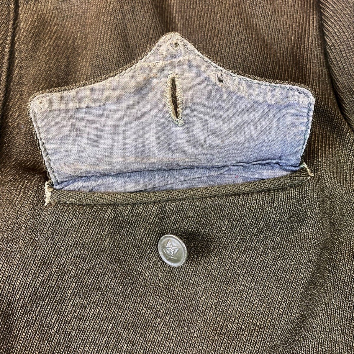 Original WWII Russian M43 Gymnasterka Lend-Lease cloth — image 6