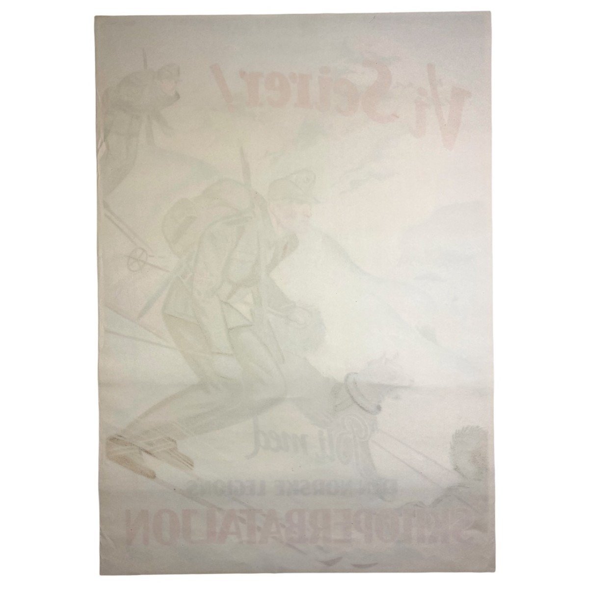 Original WWII Norwegian Waffen-SS poster 'Vi seirer! Bli med Den Norske Legions Skiløperbataljon' — image 11
