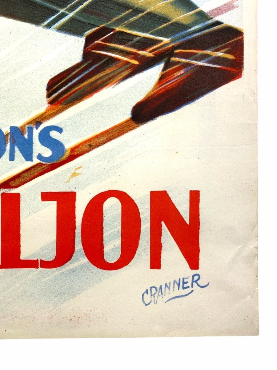 Original WWII Norwegian Waffen-SS poster 'Vi seirer! Bli med Den Norske Legions Skiløperbataljon' — image 8