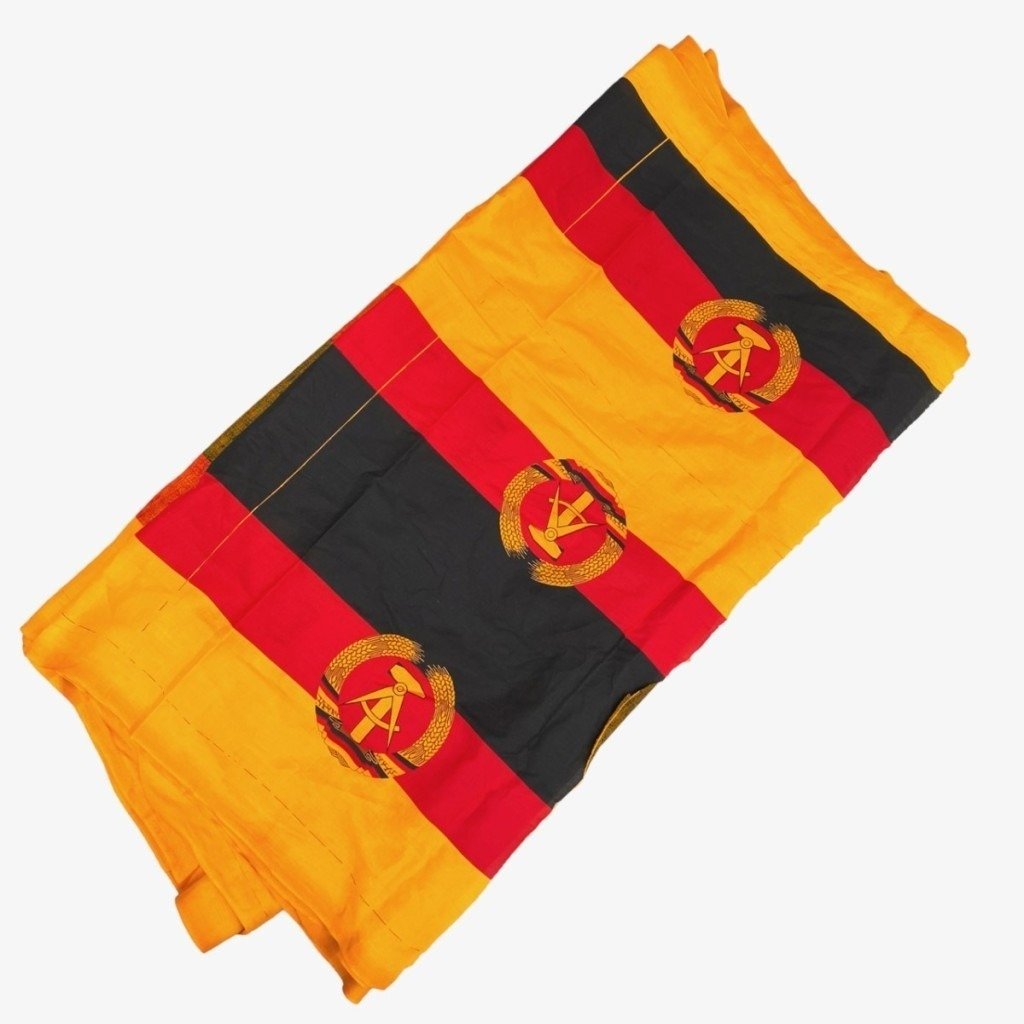 Original German DDR roll of flag fabric — image 3
