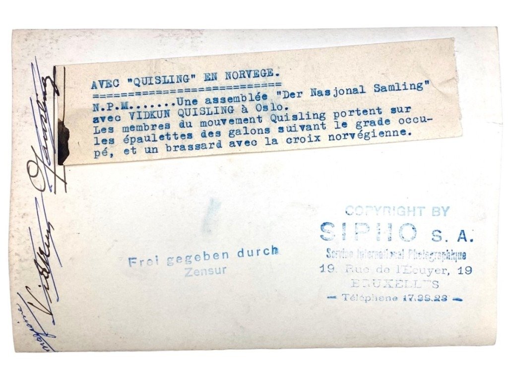 Original WWII Norwegian Nasjonal Samling photo — image 3