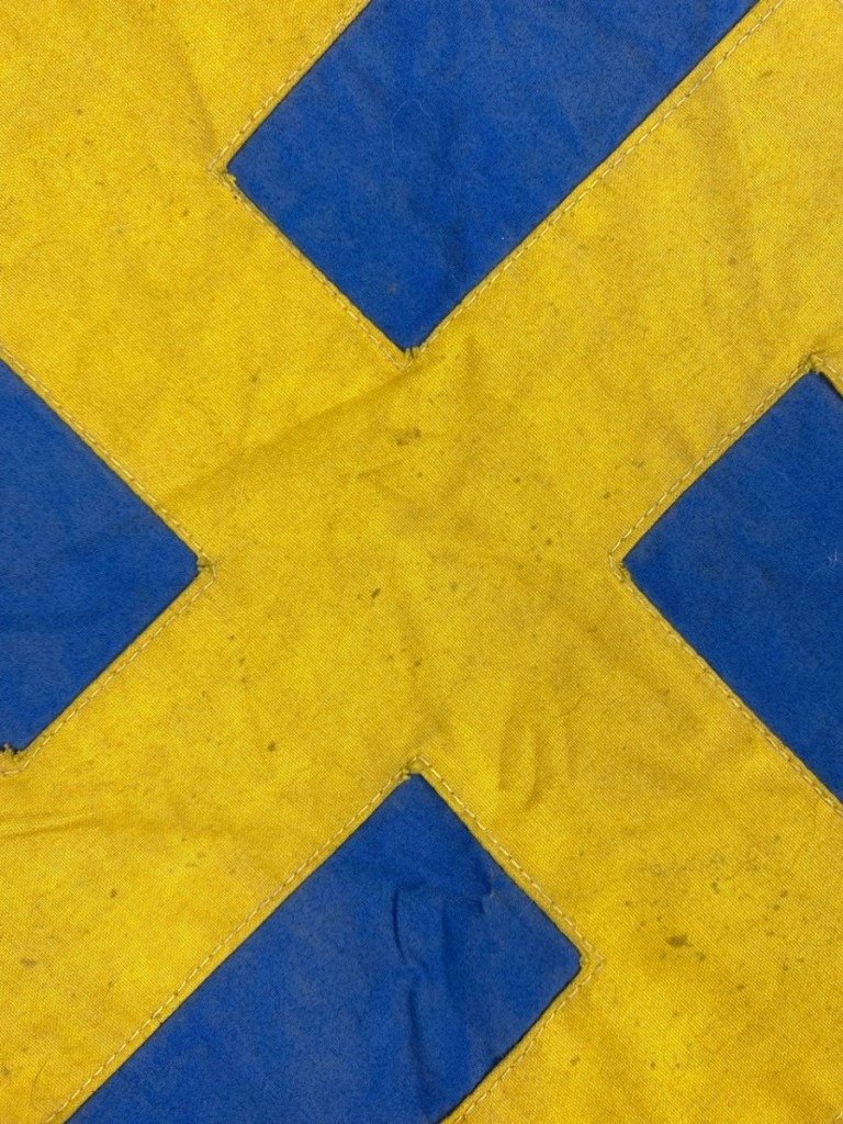 Original WWII Swedish SNSP flag — image 4