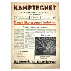 Original WWII Danish collaboration newspaper 'Kamptegnet'