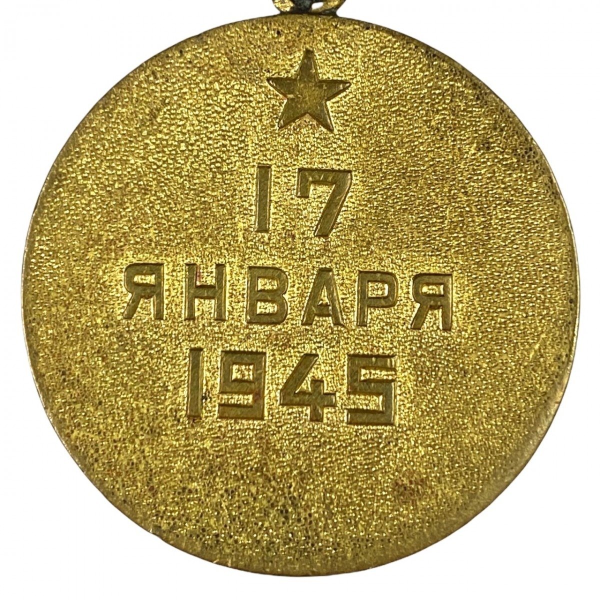 Original WWII Russian 'For the Liberation of Warsaw' medal — image 4
